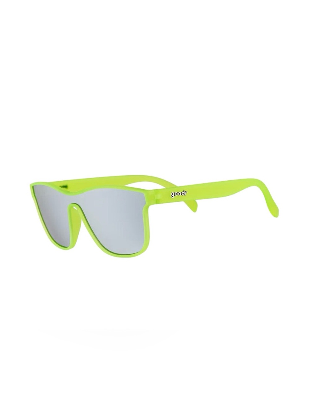 goodr Naeon Flux Capacitor Unisex Polarized Sunglasses Neon Green